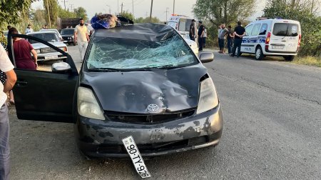Lənkəranda maşın velosipedçini vuraraq öldürdü - FOTO
