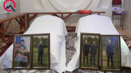 Faciəvi şəkildə ölən qardaşlar dəfn olundu - Fotolar