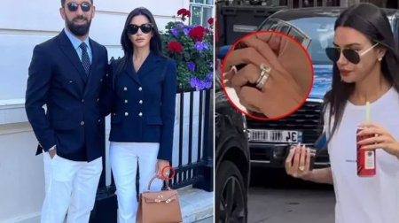 Arda Turanın həyat yoldaşının 5 karatlıq üzüyü - FOTO