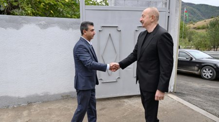 Prezident Xocalı rayonunun Badara kəndində - FOTO