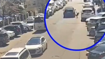 Bakıda avtomobil yoluna qaçan piyadaların vurulma GÖRÜNTÜLƏRİ – ANBAAN VİDEO