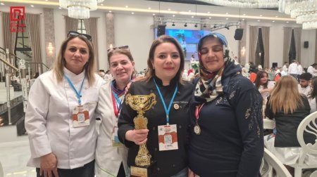 Səmayə Nəbiyeva 5-ci Beynəlxalq Qastronomiya Yarışmasında qızıl medal QAZANDI – FOTO