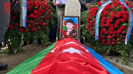 Xocalıda itkin düşən şəhidin nəşi Göyçayda torpağa tapşırıldı – FOTO/VİDEO