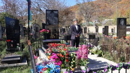 Qusarda şəhid məzarları ziyarət edildi - FOTO