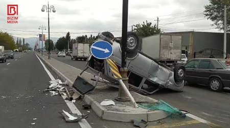 Şəkidə AĞIR QƏZA – Xəsarət alan var – FOTO