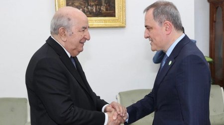 Ceyhun Bayramov Əlcəzair Prezidenti ilə görüşüb - FOTO
