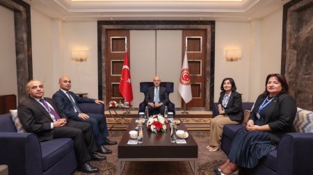 Qaya Məmmədovun rəhbərlik etdiyi nümayəndə heyəti Numan Kurtulmuşla görüşdü – FOTO