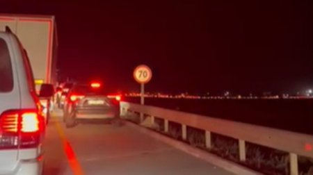 Bakı-Ələt yolunda dəhşətli qəza: Böyük tıxac var - VİDEO