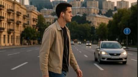 Yol keçərkən qulaqlıqdan istifadə etməyin - XƏBƏRDARLIQ