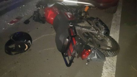 Göyçayda motosiklet avtomobilə çırpılıb, xəsarət alan var