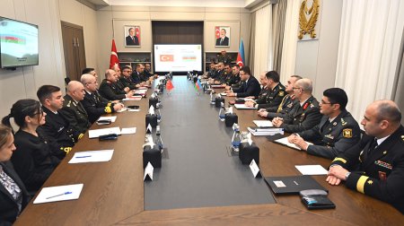 Bakıda 17-ci Azərbaycan-Türkiyə Yüksək Səviyyəli Hərbi Dialoq İclası keçirilir