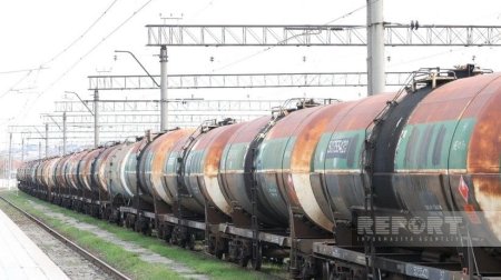 Ermənistana yanacaq daşıyan yük qatarı Böyük Kəsik stansiyasından YOLA SALINDI