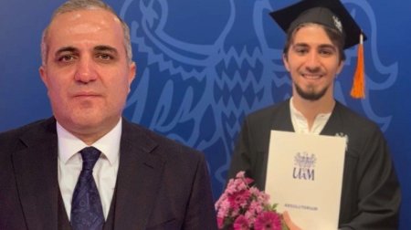 Oğlu Amerikada təhsil alacaq