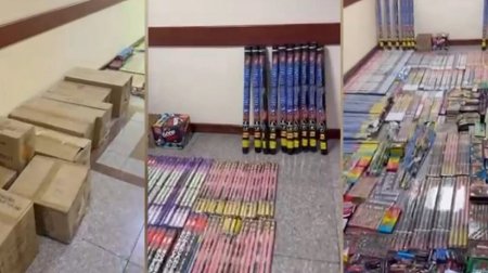 Abşeronda pirotexniki vasitələr satan iki nəfər saxlanıldı &ndash; FOTO