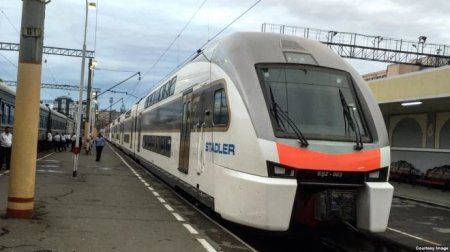 Dəmir yoluna qəfil çıxan heyvan qatarı bu hala saldı &ndash; FOTO