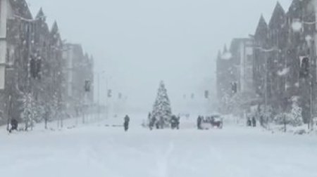 Kəlbəcərdə qarlı nağıl - VİDEO