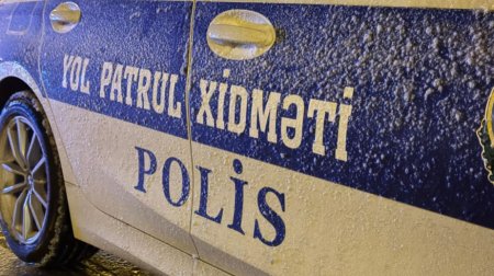 Qusarda polis əməkdaşları qış rejimində fasiləsiz xidmət aparırlar - VİDEO