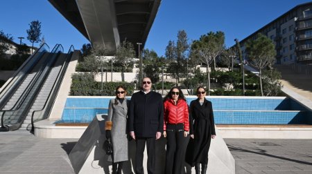 Prezident "Ağ Şəhər"dən paylaşım etdi - VİDEO