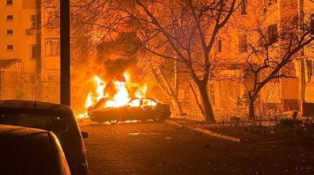 Rusiyadan Odessaya GECƏ HÜCUMU &ndash; Şəhər alovlar içində - VİDEO