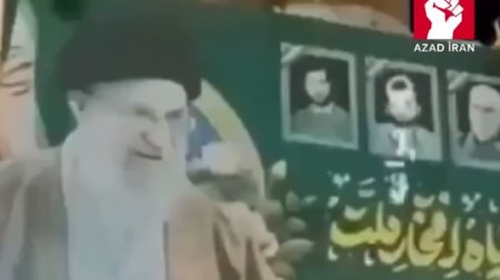 Xameneyinin banneri alova büründü &ndash; VİDEO