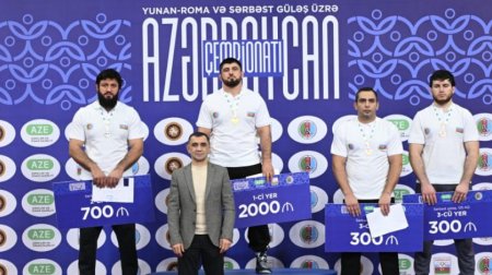 Güləş üzrə Azərbaycan çempionatına yekun vuruldu - QALİBLƏRİN ADLARI - FOTO