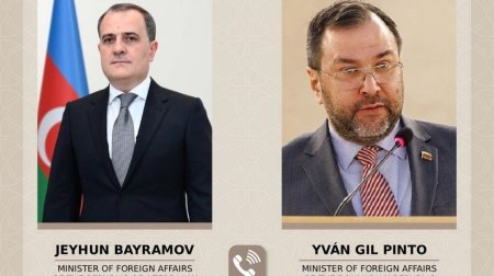 Ceyhun Bayramov və Venesuelanın XİN başçısı arasında telefon danışığı olub