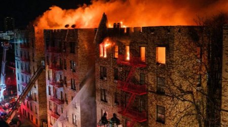 Hündürmərtəbəli binada partlayış oldu - Sakinlər təxliyə edildi