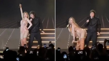 Argentina prezidenti səhnədə keçmiş sevgilisi ilə mahnı oxudu - VİDEO