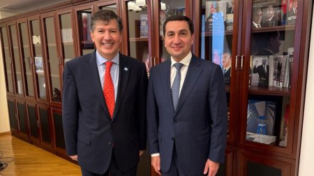 Hikmət Hacıyev BMT-nin Azərbaycandakı nümayəndəsi ilə görüşdü &ndash; FOTO