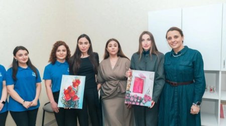 Alena Əliyeva Gəncə Autizm Mərkəzindən paylaşım etdi - FOTO