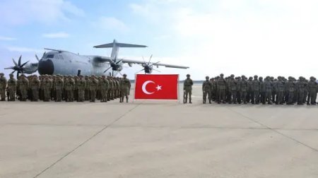 Almaniyada türk hərbi konvoyunu görənlər təəccübləndi -FOTO/VİDEO