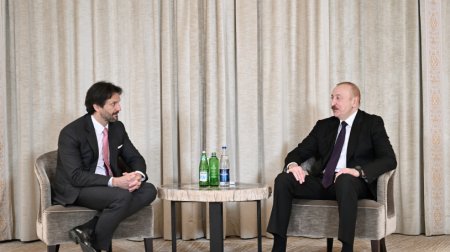 İlham Əliyev Münxendə Slovakiya Baş nazirinin müavini ilə görüşüb - FOTO/VİDEO