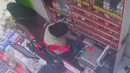 Bakıda qaraçı qadınlar hicab bağlayıb marketi taladı &ndash; ANBAAN VİDEO