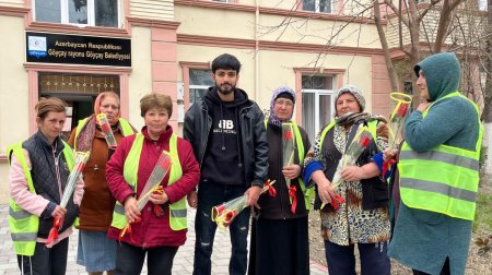 Göyçaylı gəncdən Qadınlar Günü ilə bağlı diqqətçəkən ADDIM - VİDEO