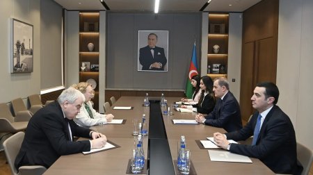 Ceyhun Bayramov BMT-nin Cenevrədəki Ofisinin baş direktoru ilə görüşdü &ndash; FOTO