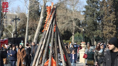 Bakı bulvarında bayram həyəcanı - FOTOREPORTAJ