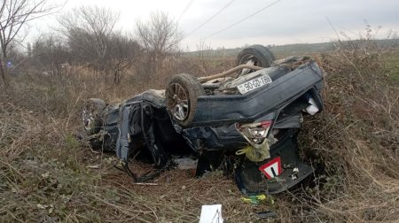 Qusarda avtomobil aşdı - YARALILAR VAR - ÖZƏL - FOTO