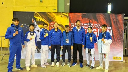 Taekvondoçularımız Belçikada 5 medal qazandı