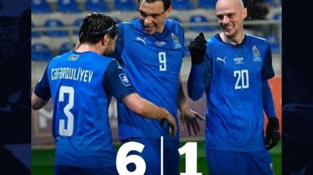 Azərbaycan millisindən TARİXİ UĞUR