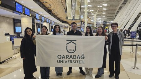 Qarabağ Universitetinin tələbələri beynəlxalq müsabiqədə iştirak edir - FOTO