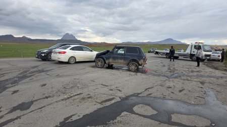 Naxçıvanda qəza baş verib, 3 nəfər xəsarət alıb - FOTO/VİDEO