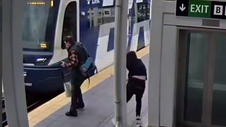 ABŞ-da qatar stansiyasında QORXULU ANLAR &ndash; VİDEO