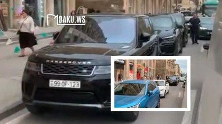 Moskva prospektində qanunsuz parklanma tıxac yaradır &ndash; VİDEO