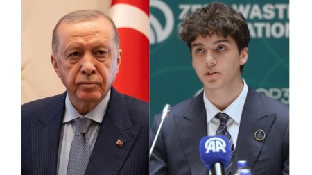 Ərdoğanın nəvəsinin çıxışı qısa zamanda gündəm oldu - VİDEO