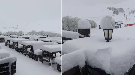 May ayına bir neçə gün qalıb... Bir metr qar yağdı