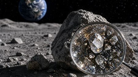 Çin alimləri Ay süxurlarında iki yeni mineral müəyyən ediblər - FOTO