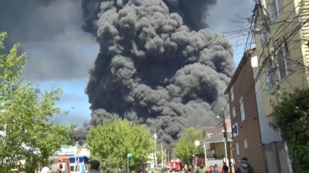 Tuapse 2 həftədə 3-cü dəfə PUA hücumuna məruz qaldı &ndash; VİDEO