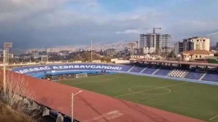 Xankəndi stadionunun son halı - VİDEO