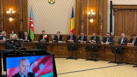 Rumıniya Senatında Ümummilli Lider Heydər Əliyevin anadan olmasının 103-cü ildönümü qeyd olunub &ndash; FOTO