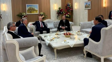 İlham Əliyev qardaş ölkə liderləri ilə BİR ARADA &ndash; FOTO